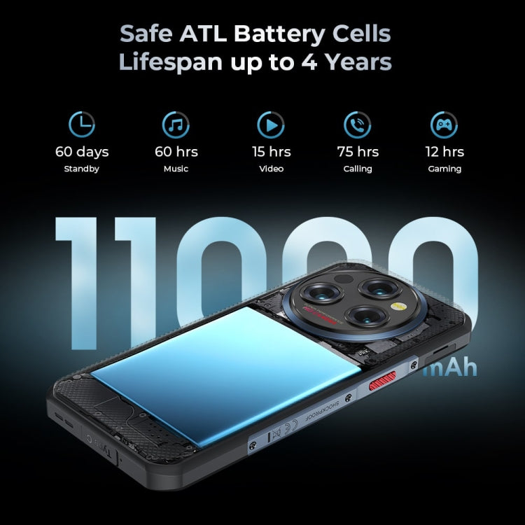Oukitel WP35 5G Rugged Phone, 8GB+256GB, IP68/IP69K Fingerprint Identification, 11000mAh, 6.6 inch MediaTek Dimensity 6100+ Octa Core, NFC, OTG, Network: 5G, WP35 5G Oukitel WP35 5G Rugged Phone, 8GB+256GB, IP68/IP69K Fingerprint Identification, 11000mAh, 6.6 inch MediaTek Dimensity 6100+ Octa Core, NFC, OTG, Network: 5G, WP35 5G